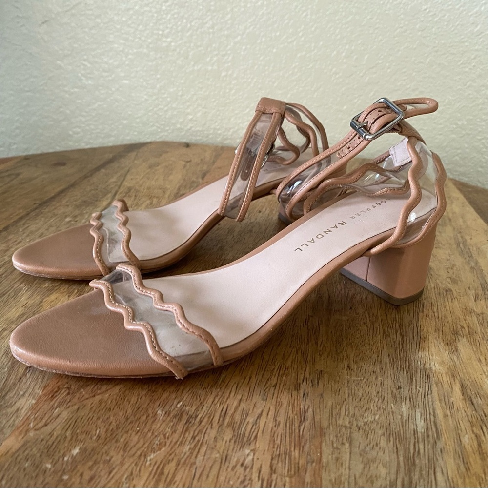 Loeffler Randall Emi Block Heel Sandal Coquille Pink